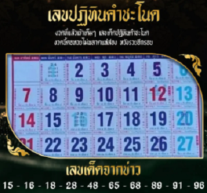 ปฏิทินคำชะโนด 16/08/65